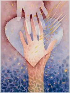 Hand touching Touching hands