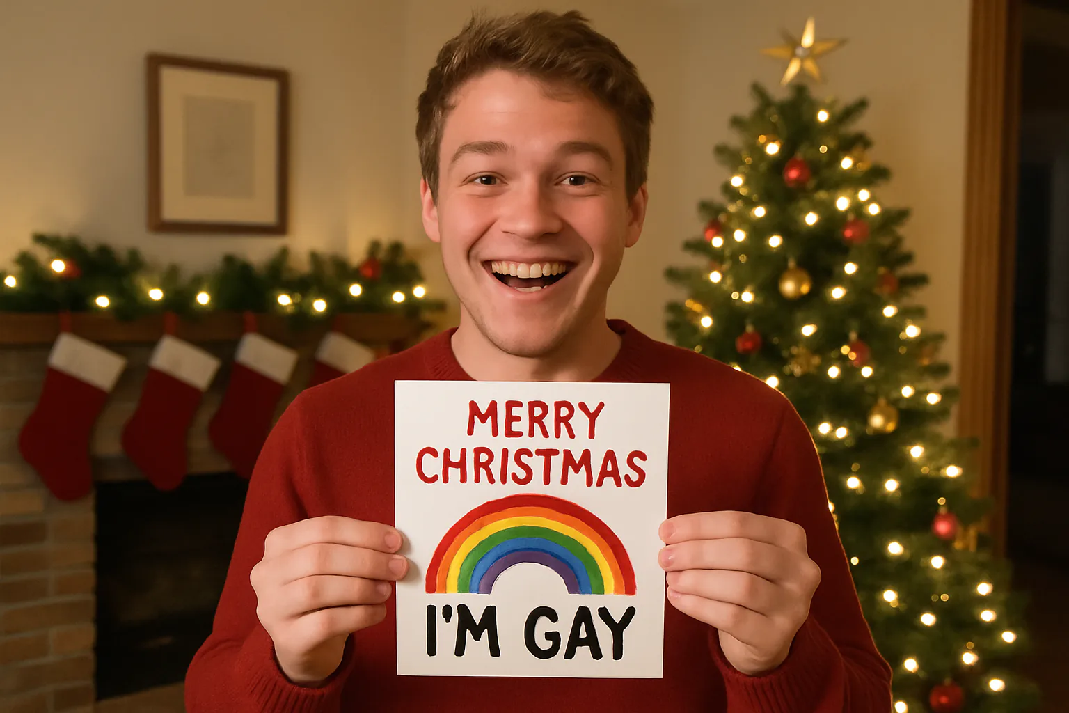 Come out as gay at Christmas